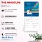 Brush Dance; Simplicity | 2027 7 x 14 Inch (Hanging) Monthly Mini Wall Calendar; Category:Wall Calendars; Image:7